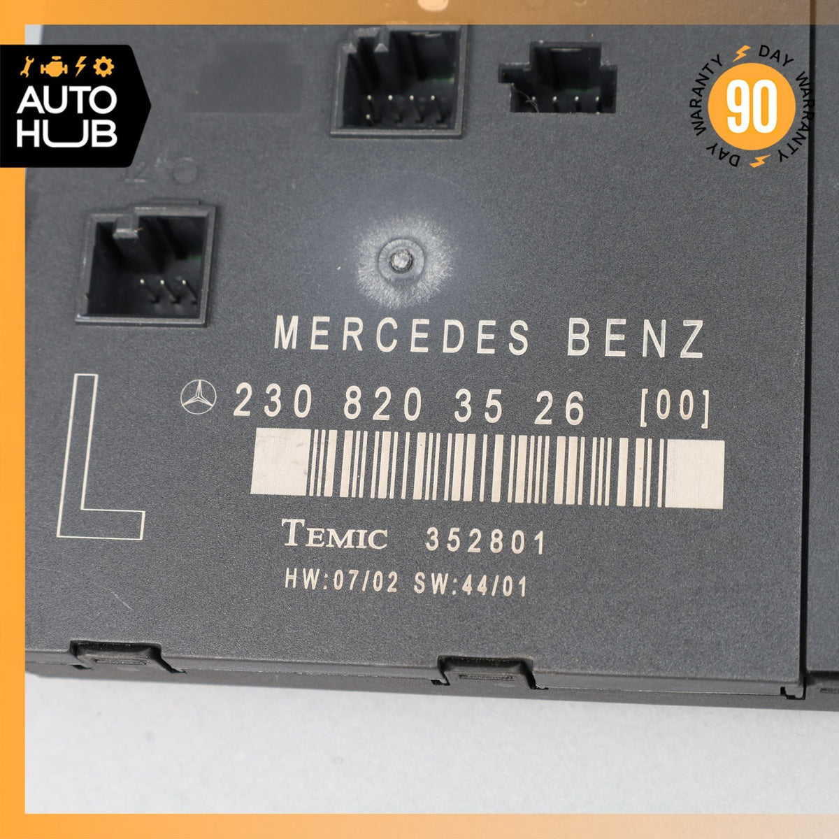 03-12 Mercedes R230 SL500 SL550 Door Control Module Left Driver Side OEM - photo 7
