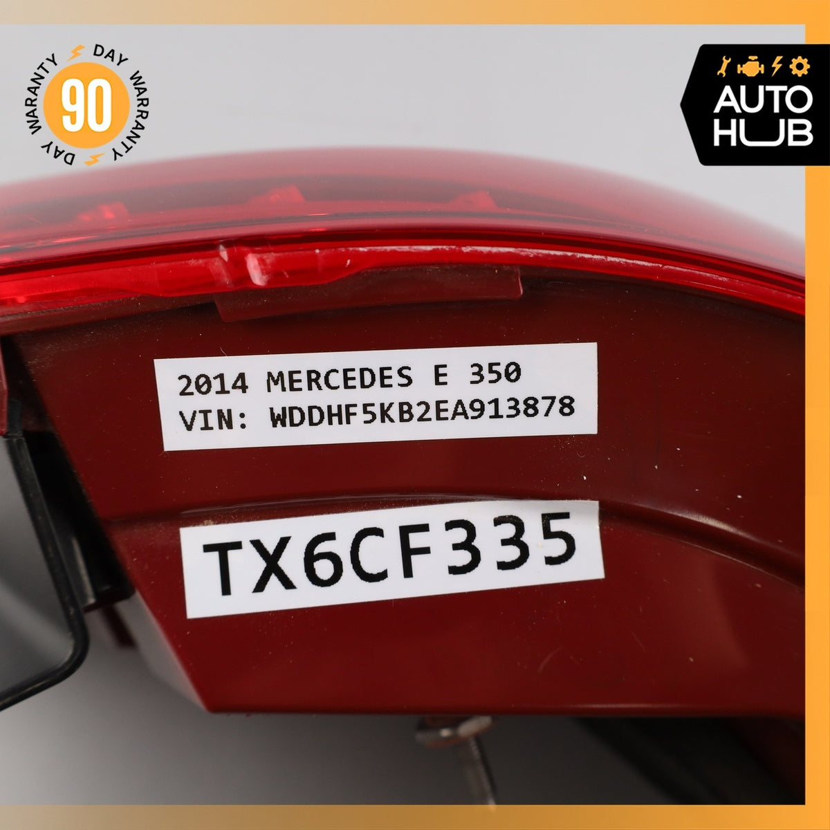 14-16 Mercedes W212 E350 E400 Sedan LED Tail Light Lamp Outer Left Side OEM 72k - photo 23