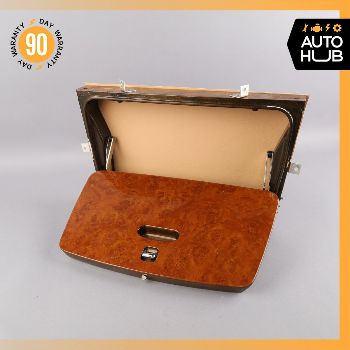 00-04 Bentley Arnage Front Left or Right Seat Back Upper Folding Table OEM 30k - photo 3