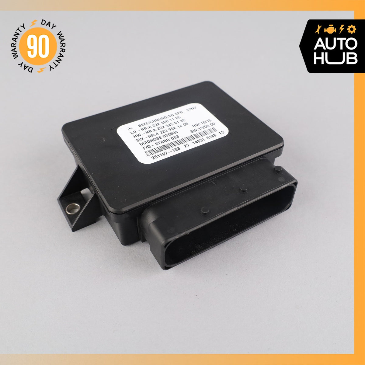 14-17 Mercedes W222 S550 S600 S63 Electronic Parking Brake Control Module OEM - photo 2
