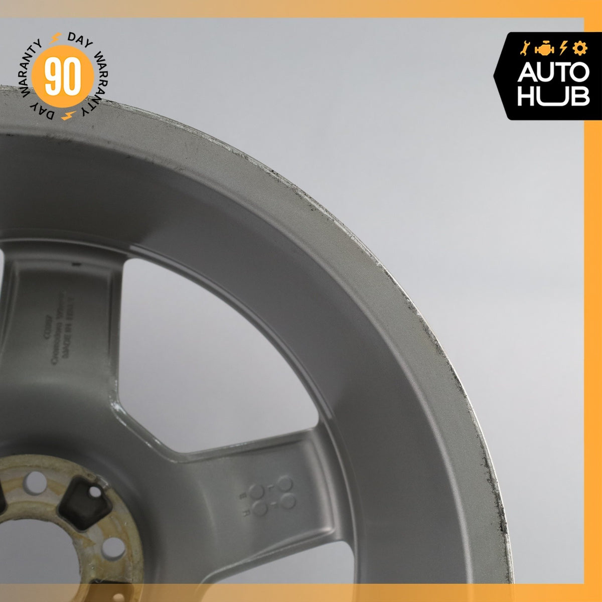 Mercedes W221 S550 CL63 AMG 8.5 x 19 19" Front Wheel Rim Polished Silver OEM - photo 11