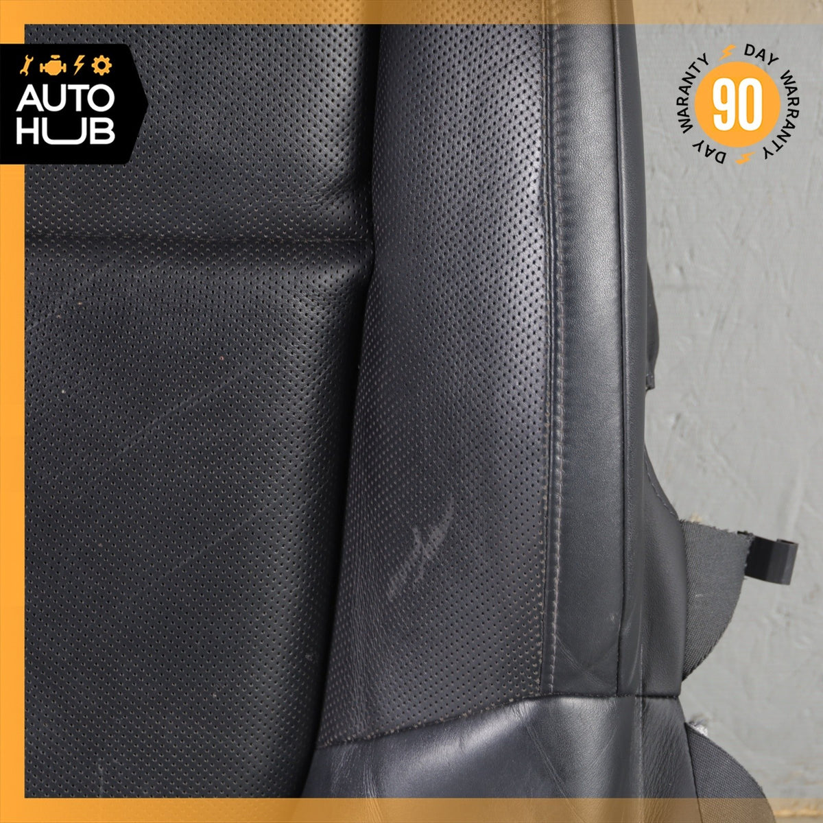 15-18 Porsche Macan 95B Front Right Lower Bottom Seat Cushion Leather Black OEM - photo 4