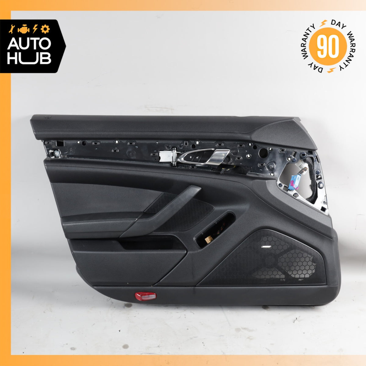 10-16 Porsche Panamera 970 Front Left Interior Door Panel Black OEM 70k - photo 2