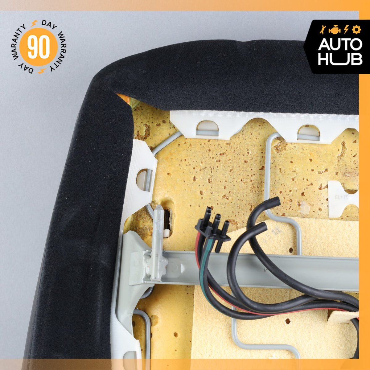 90-95 Mercedes R129 SL600 300SL Right Side Top Upper Seat Cushion Black OEM - photo 9