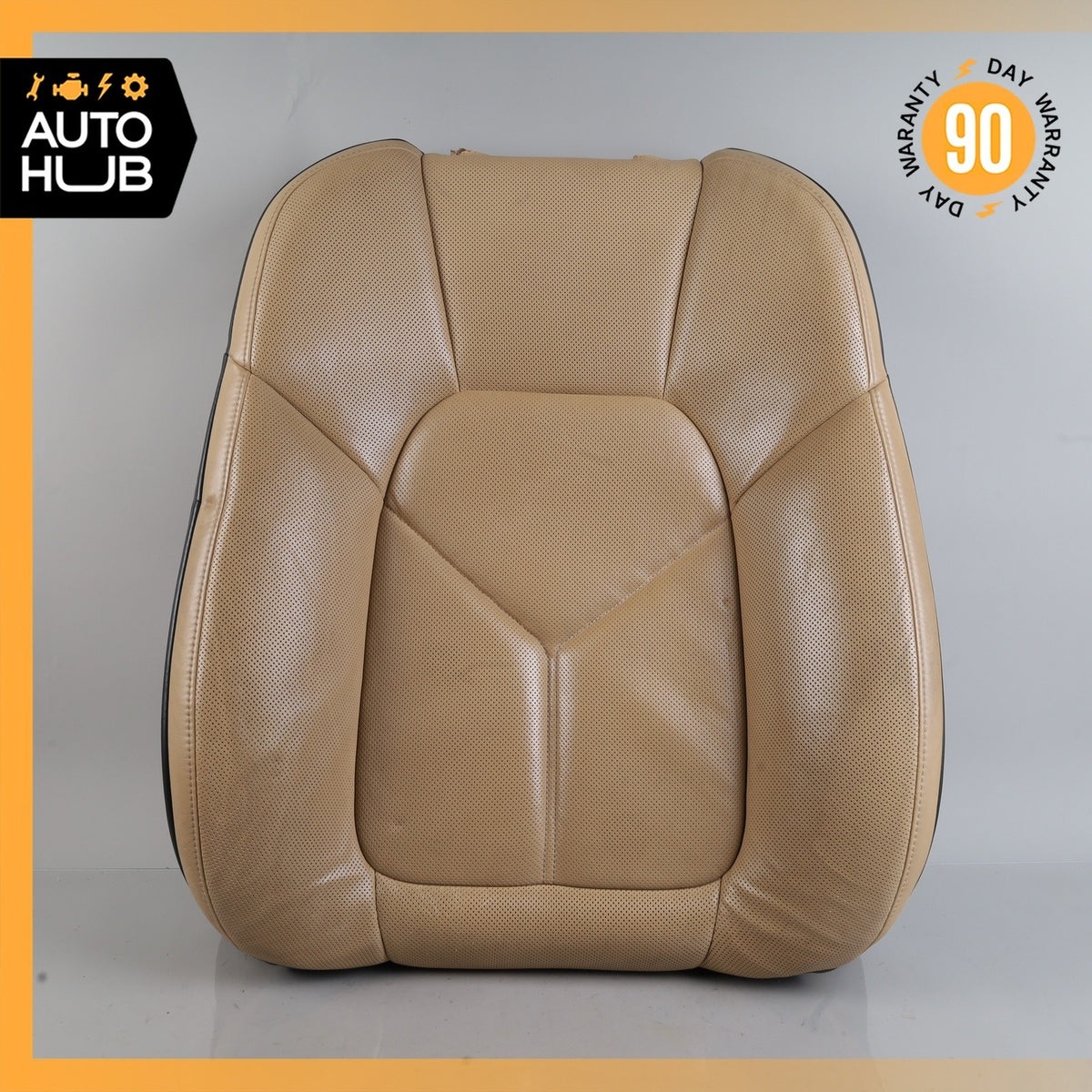 11-18 Porsche Cayenne 958 Front Right Side Seat Upper Cushion Leather OEM - photo 1
