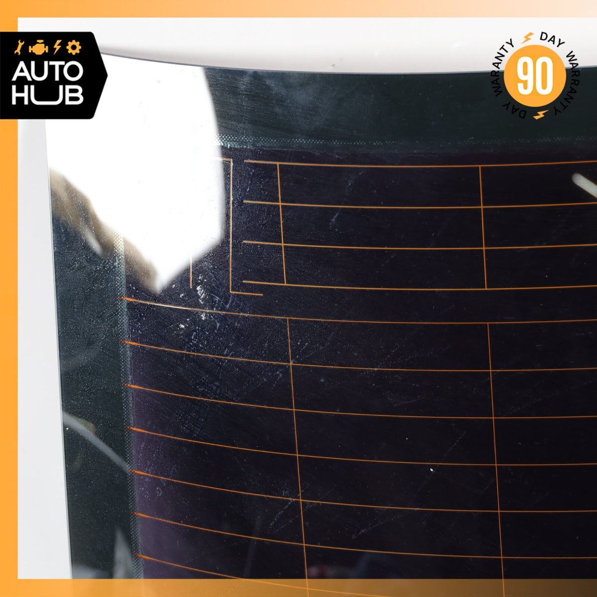 17-19 Audi B9 A4 Sedan Rear Windshield Window Glass OEM 56k - photo 4