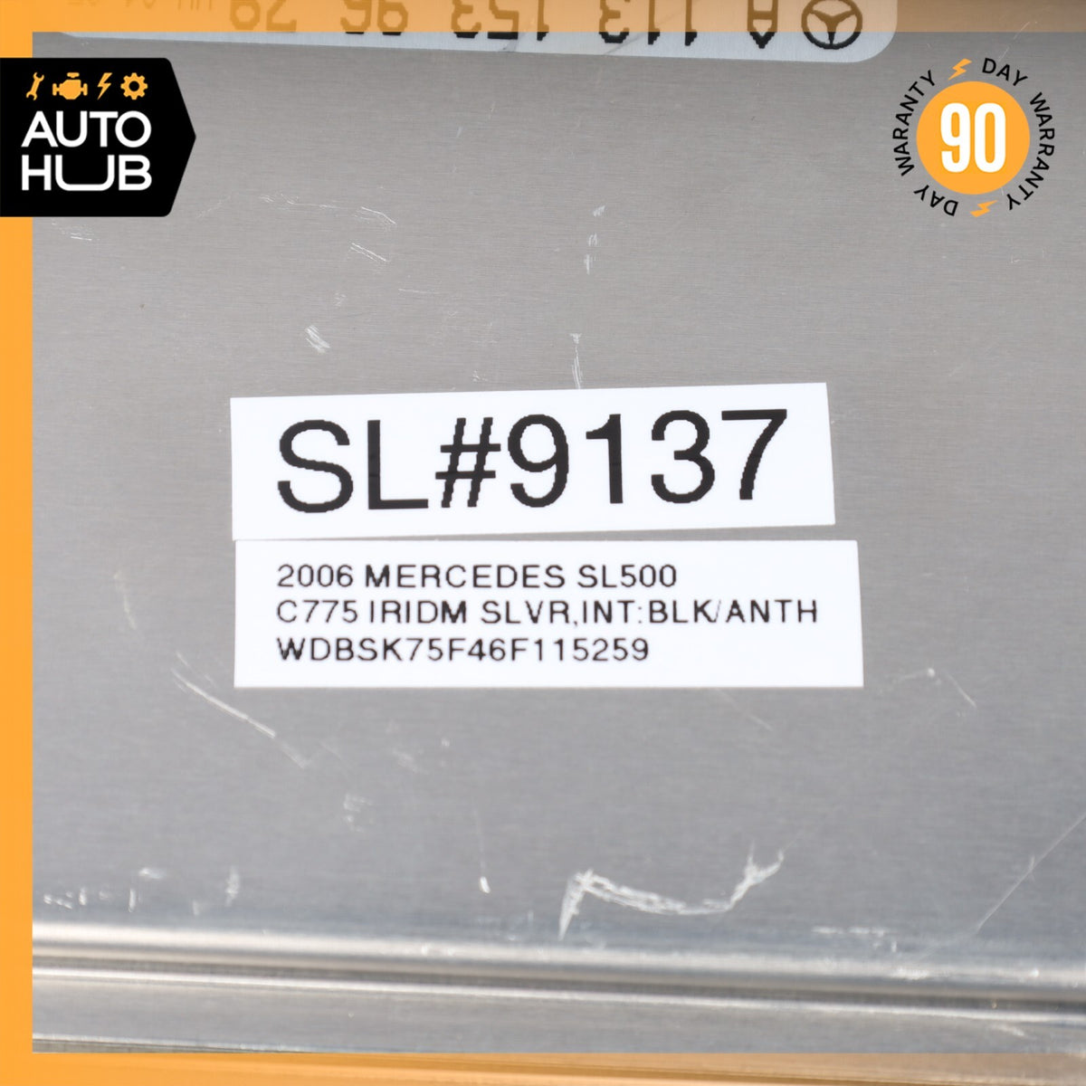 Mercedes R230 SL500 ECU Engine Computer EIS Ignition Switch Key Shifter Set OEM - photo 13