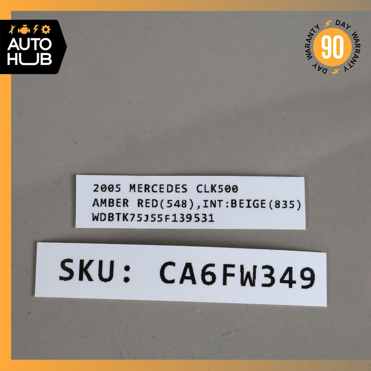 03-09 Mercedes W209 CLK500 CLK550 Convertible Right Side Sun Visor Sunvisor OEM - photo 11