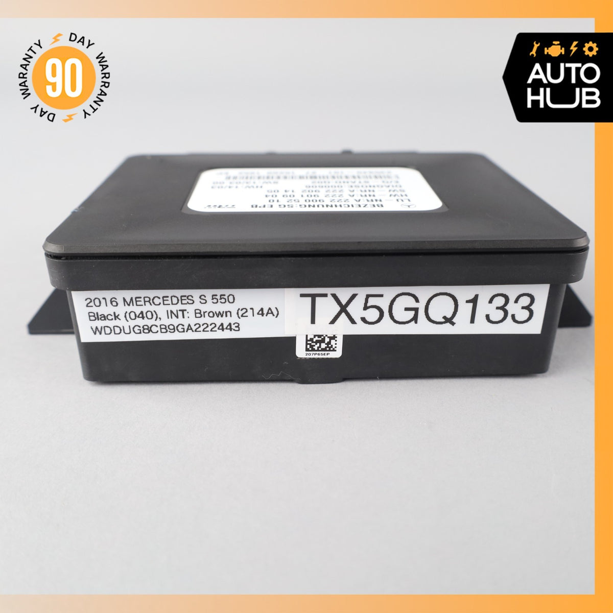 14-17 Mercedes W222 S550 S600 S63 Electronic Parking Brake Control Module OEM - photo 9