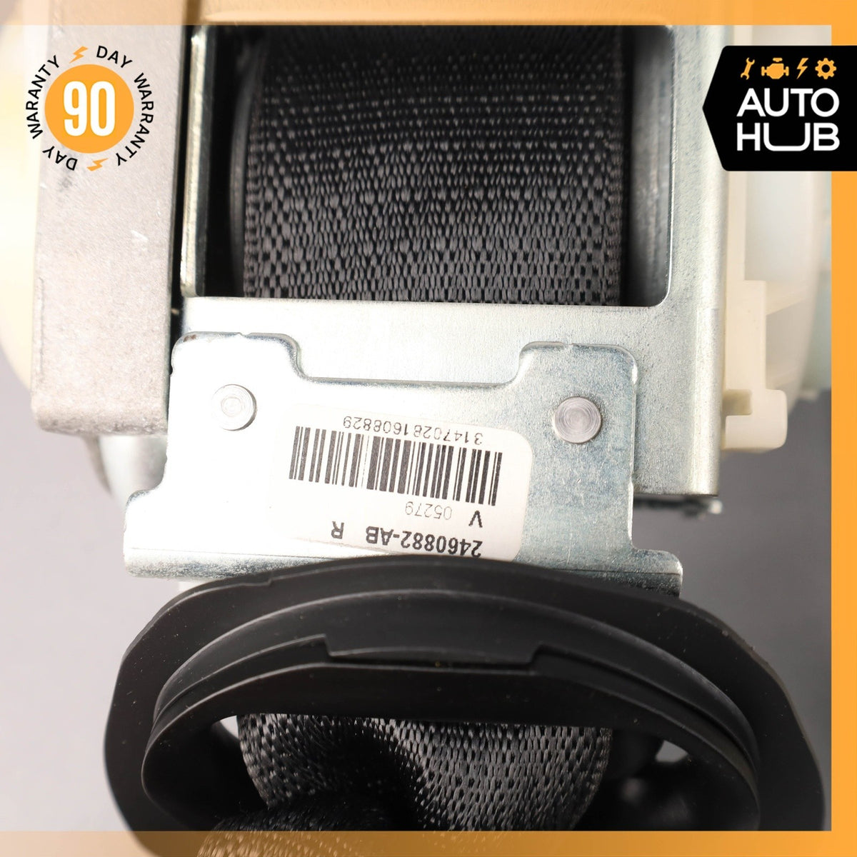 12-15 Tesla Model S Front Right Side Seat Belt Retractor Black OEM 63k - photo 8