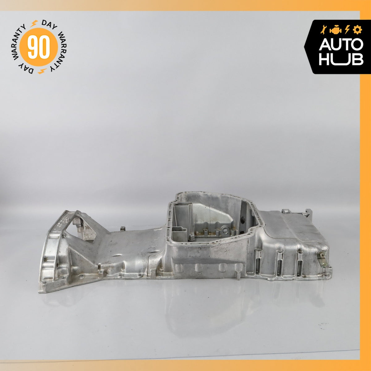 92-99 Mercedes W140 CL600 S600 Oil Pan Upper Part 1200103213 OEM - photo 8