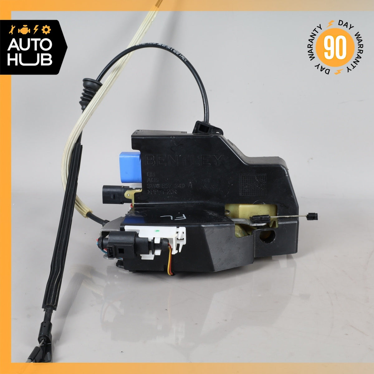 03-13 Bentley Continental GTC Front Left Door Lock Latch Keyless Go OEM 40k - photo 4