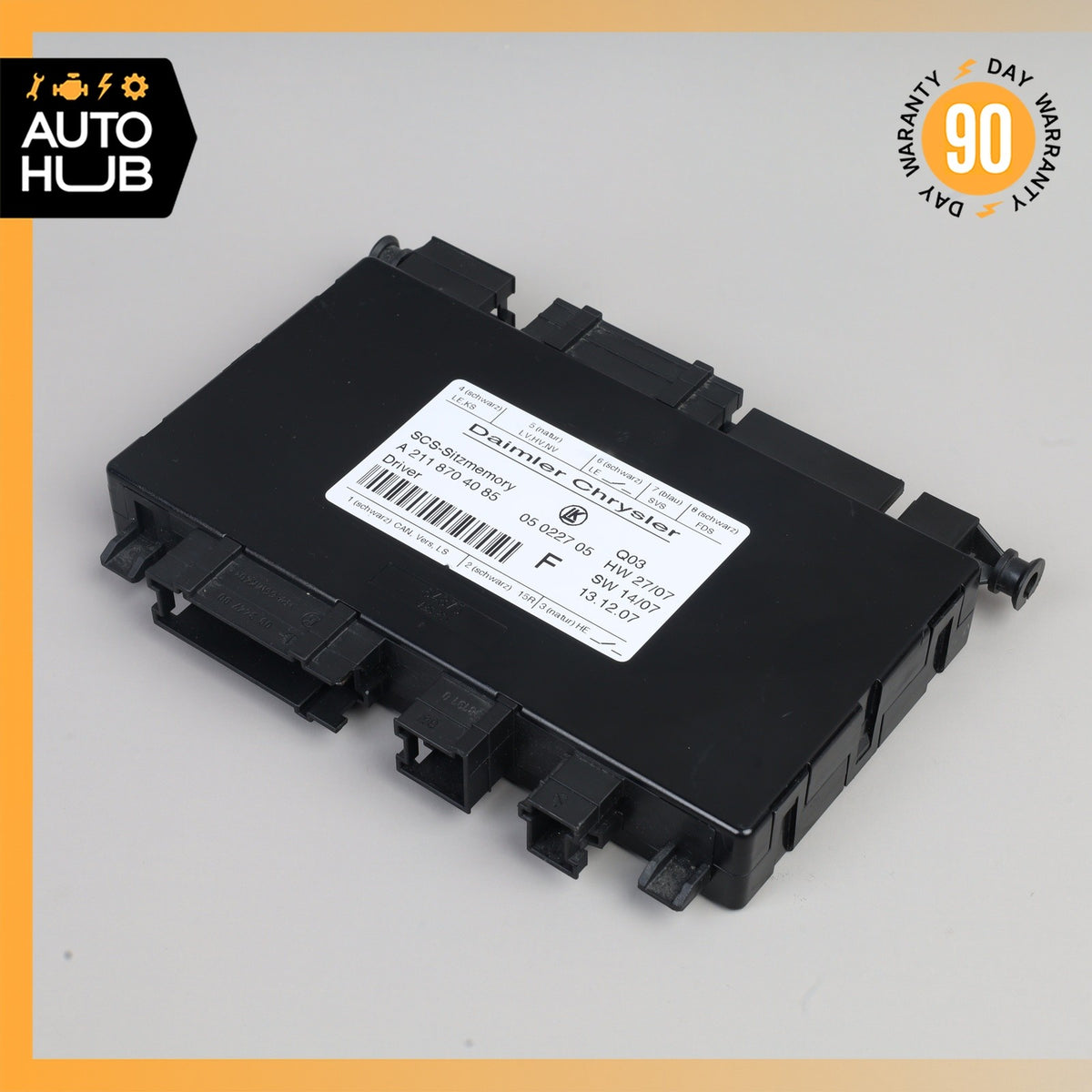 03-12 Mercedes R171 SLK350 E550 CLS550 GL350 Seat Control Module Left Side OEM - photo 2