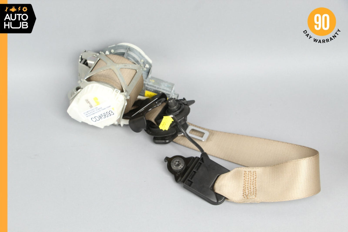 08-14 Mercede W204 C250 C300 C350 Front Right Passenger Seat Belt Beige OEM 80k - photo 1