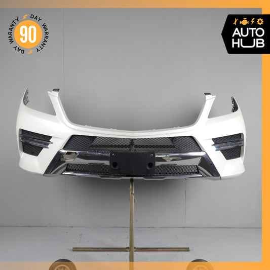 12-15 Mercedes W166 ML550 Sport Front Bumper Cover Assembly Diamond White OEM - photo 1