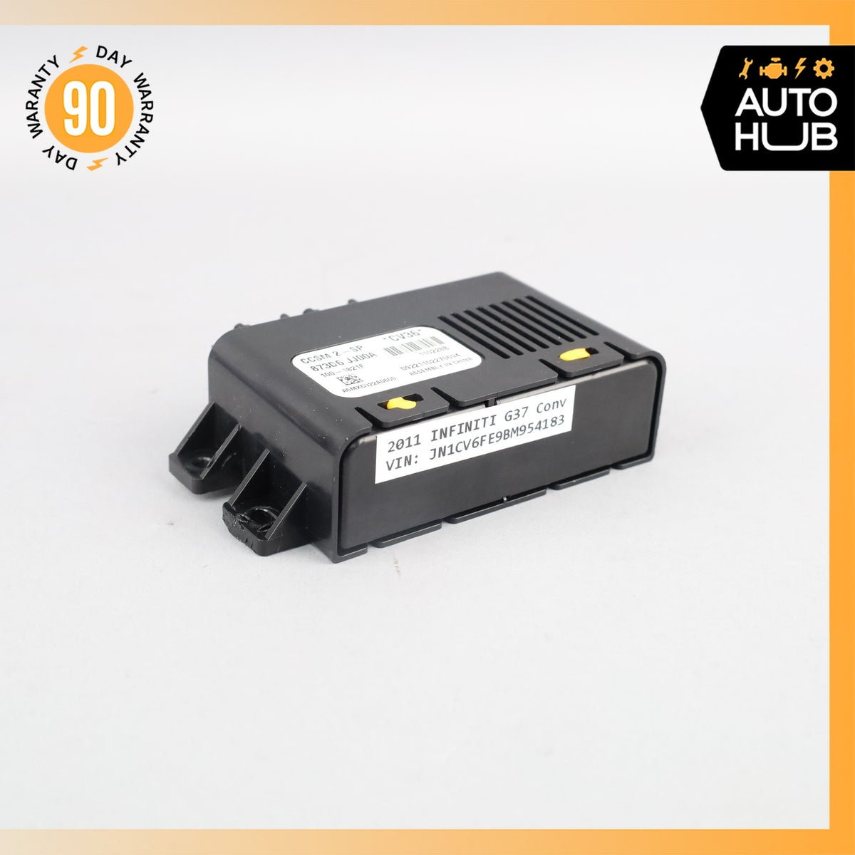 08-13 Infinity G37 Front Seat Control Module Box OEM 77k - photo 2