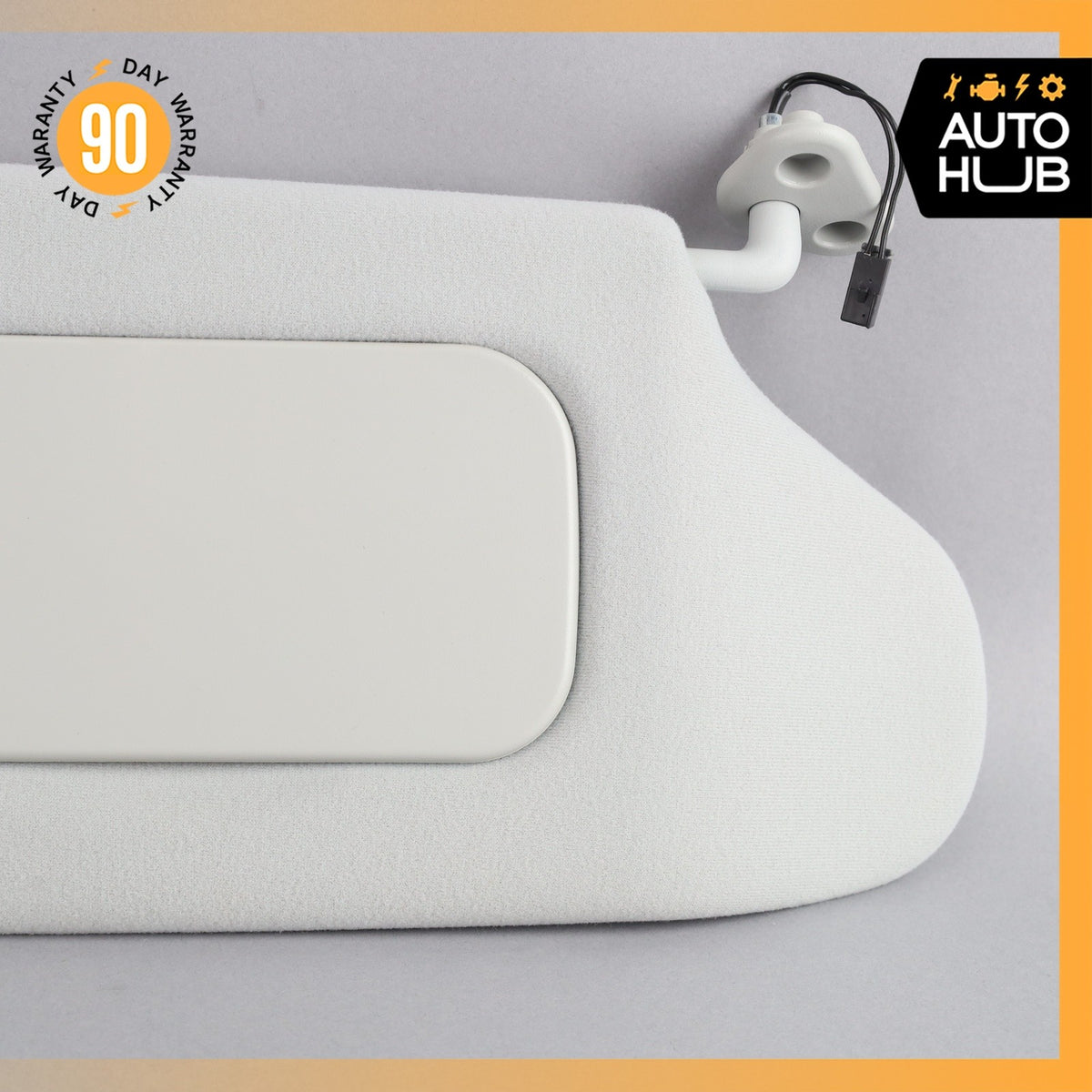 02-05 Mercedes W163 ML350 ML500 ML320 Right Side Sunvisor Shade Cover Gray OEM - photo 9