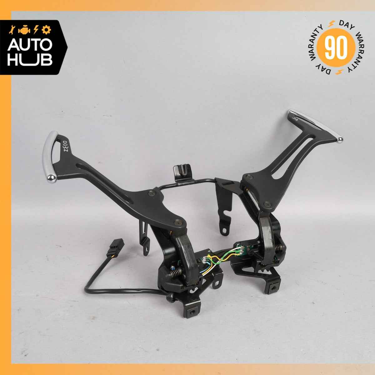 03-13 Maserati Quattroporte M139 Steering Wheel Paddle Shifters Set OEM - photo 6