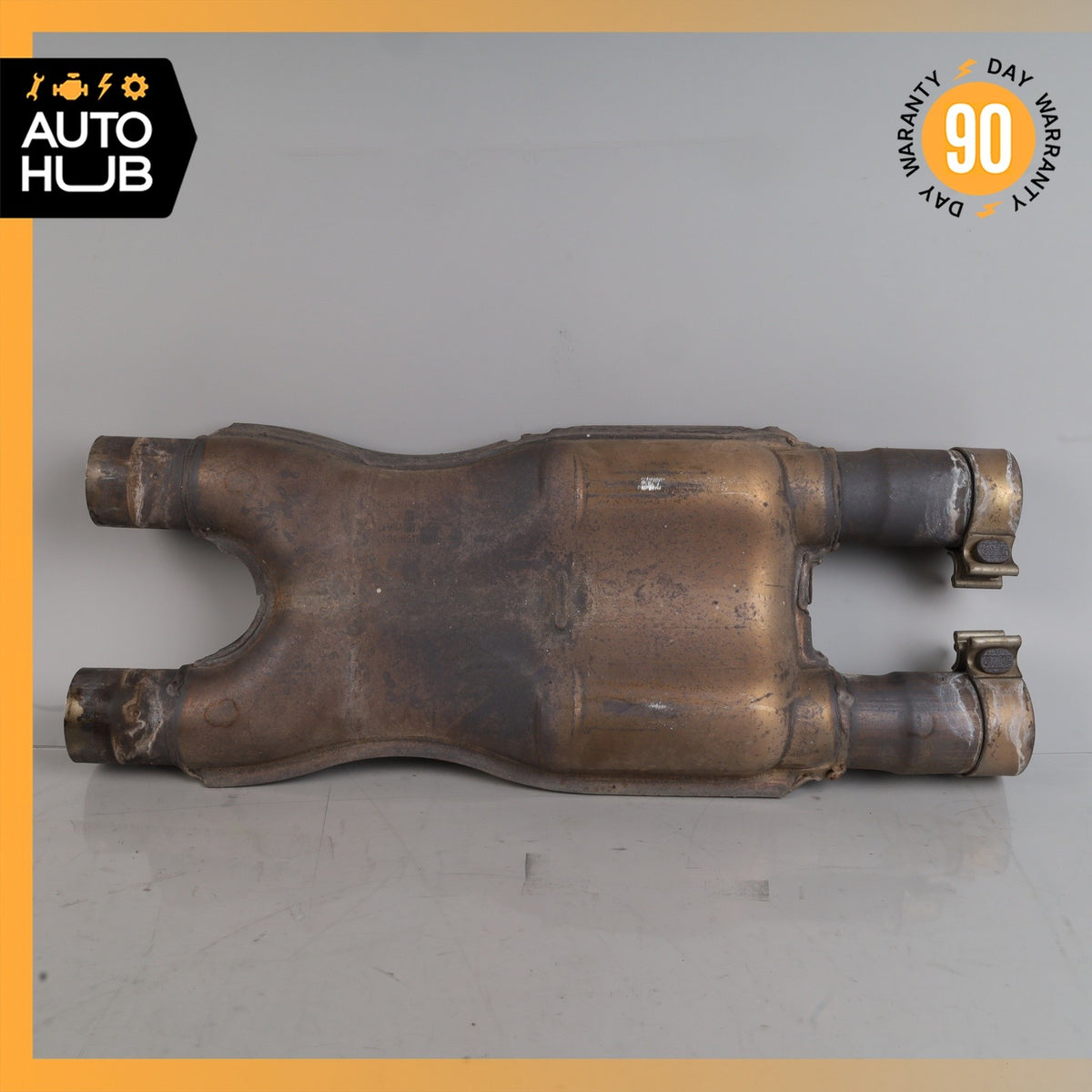 05-07 Maserati Quattroporte M139 Exhaust Mid Pipe Center Resonator Silencer 84k - photo 7