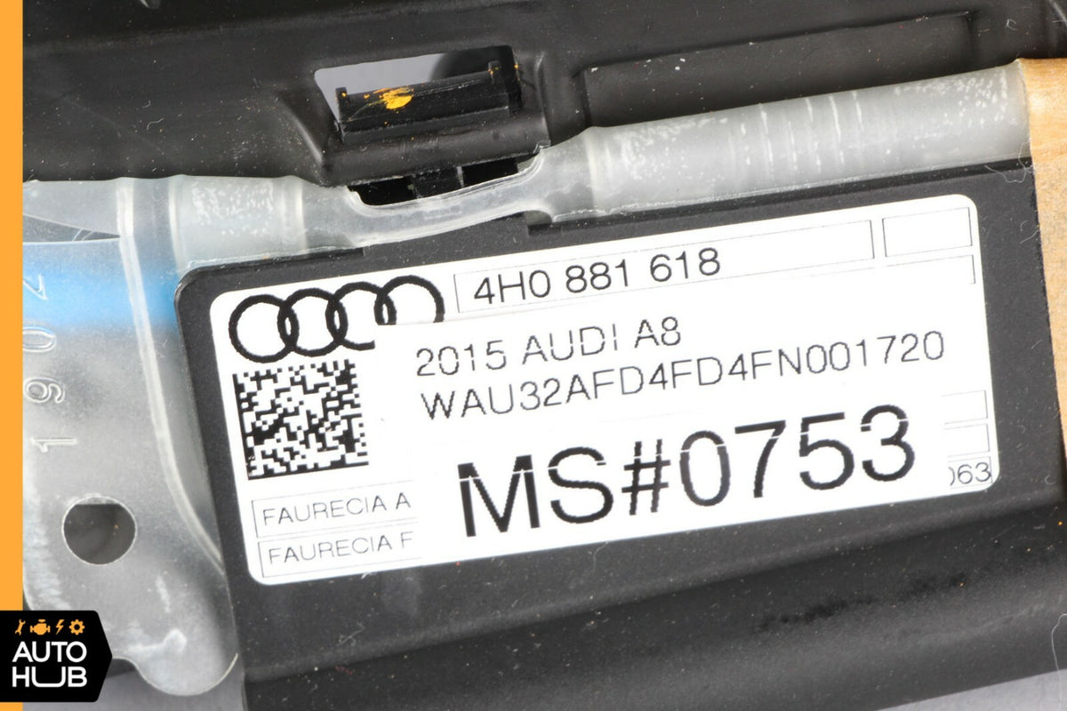 11-17 Audi D4 A8 A8L Front Left Driver Side Seat Side Support 4H0881618 OEM - photo 2