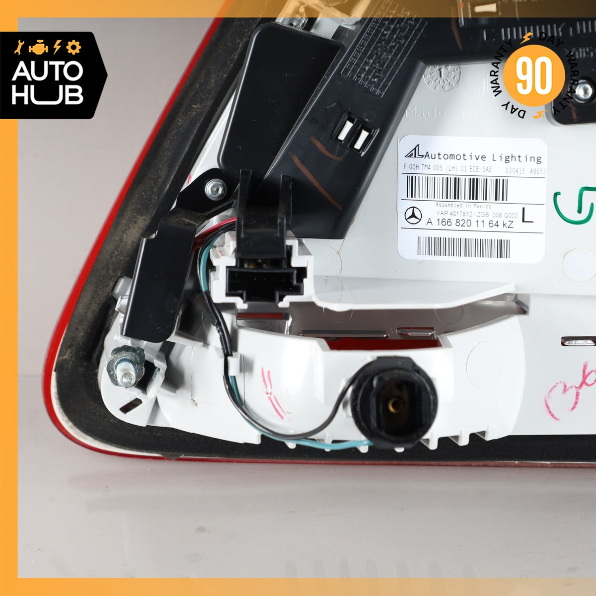 13-16 Mercedes X166 GL350 GL550 Inner Tail Light Lamp Rear Left Driver Side OEM - photo 11