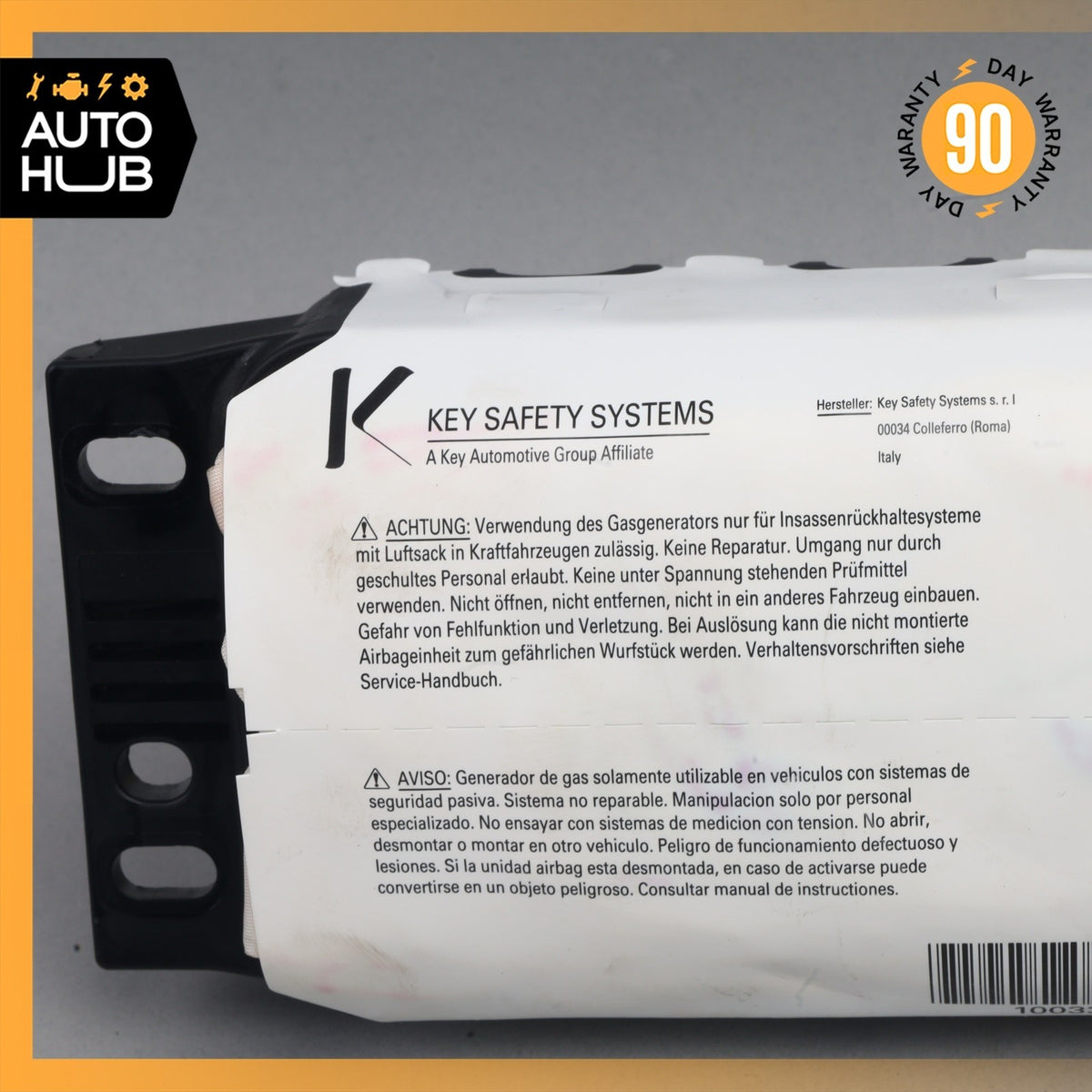 08-15 Audi 8J TT Right Passenger Side Dashboard Upper Airbag OEM 74k - photo 3