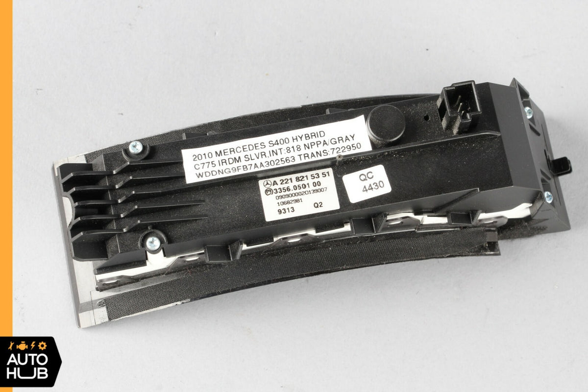 07-14 Mercedes W216 CL550 S400 Dashboard Dash Control Switch Panel 2218215351 - photo 12