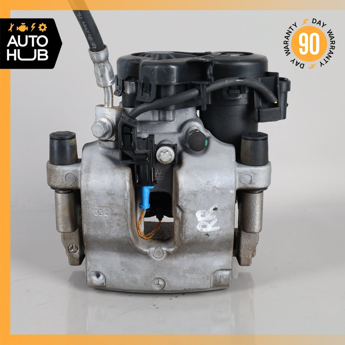 Mercedes W205 C300 C350e Rear Brake Caliper Calipers w/ Actuator Set OEM 57k - photo 9