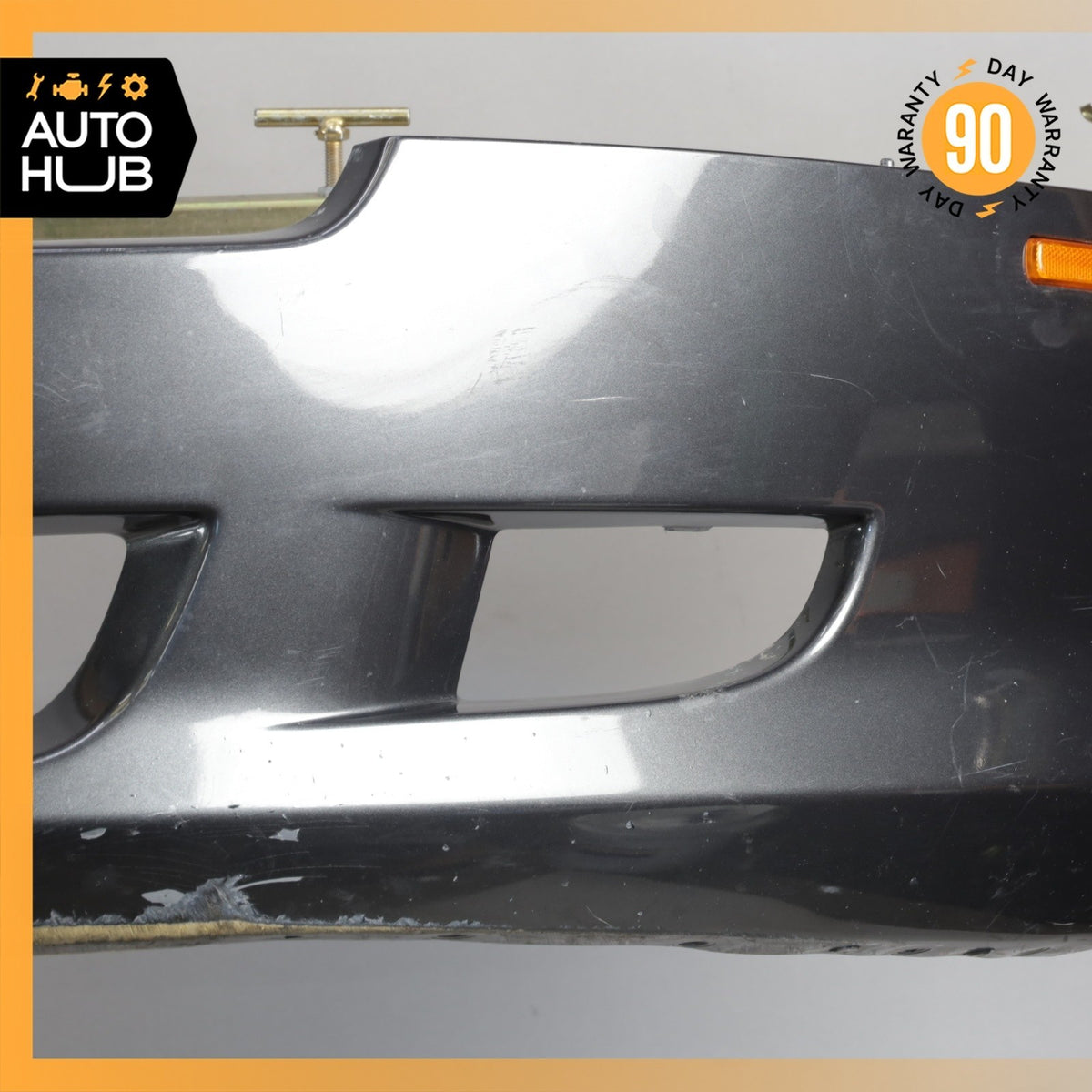 05-10 Aston Martin DB9 Front Bumper Cover Assembly Silver OEM - photo 7