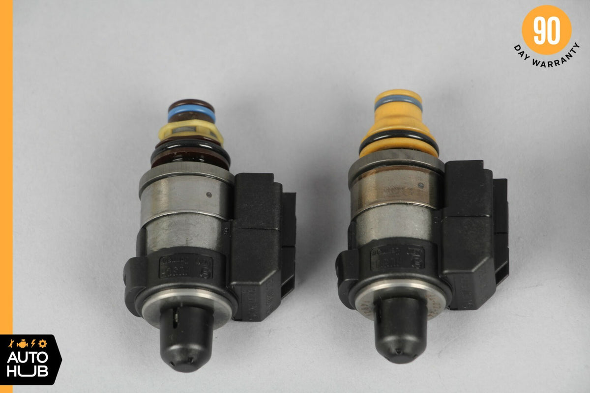 Mercedes S500 CL550 722.9 Transmission Solenoid Valve Blue & Black Caps Set of 8 - photo 9