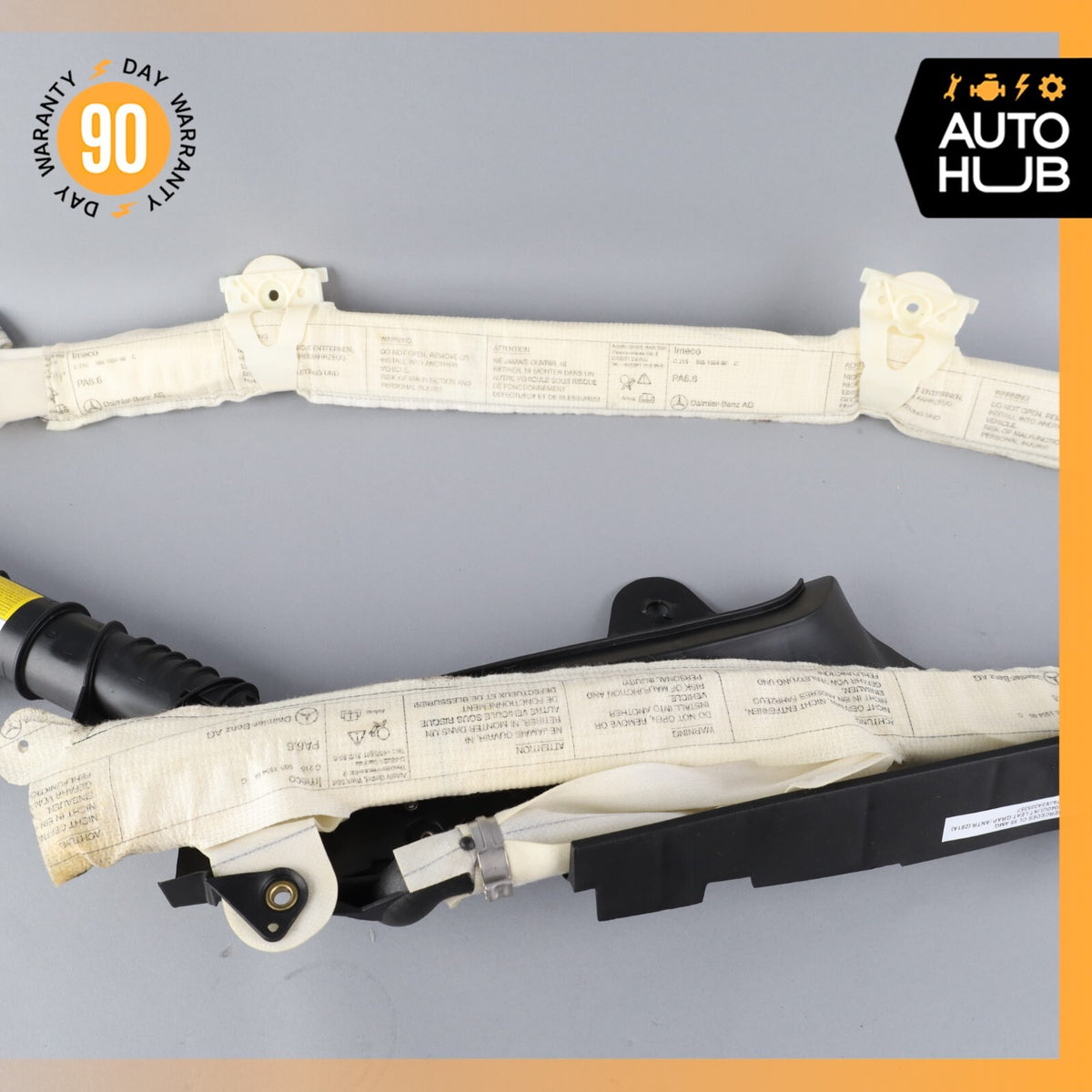 00-06 Mercedes W215 CL55 CL500 Roof Curtain Airbag Air Bag Right Side OEM 47k - photo 8