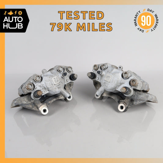 10-20 Mercedes W207 E550 SLK350 RWD Front Brake Calipers Left and Right Set OEM - photo 1