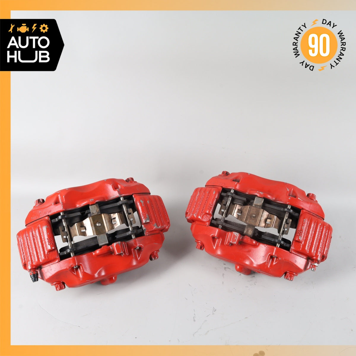 07-13 Mercedes W216 CL550 S550 RWD Front Left And Right Brake Calipers Set OEM - photo 9