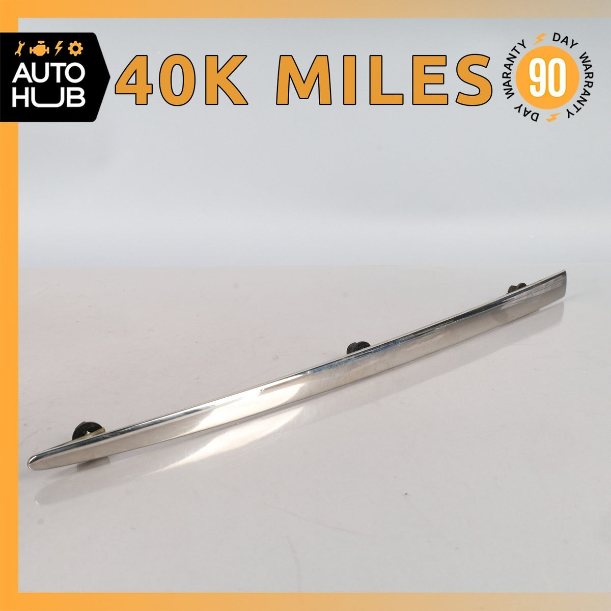 03-10 Bentley Continental GTC GT Rear Right Side Bumper Molding Trim Chrome OEM - photo 1