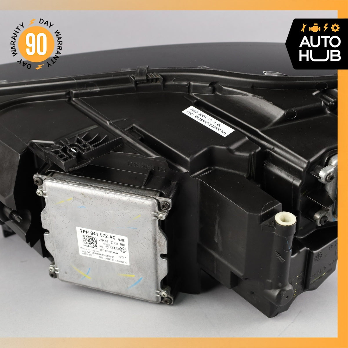 18-20 Audi FY Q5 SQ5 Right Passenger Side LED Headlight Lamp 80A941034B OEM - photo 17