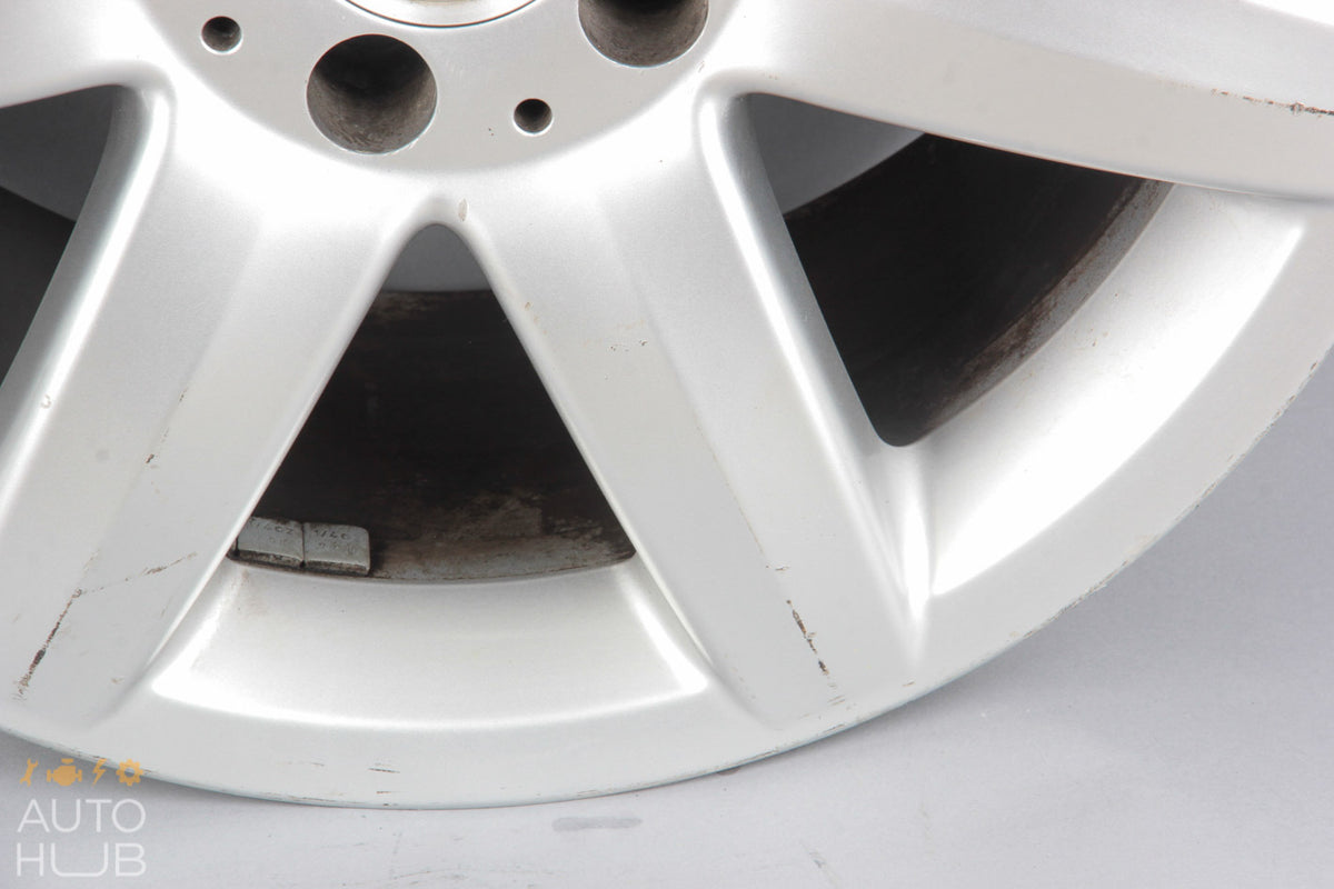 Mercedes R230 SL500 SL600 8.5 X R17 17" Wheel Rim Silver 2304010902 OEM - photo 3