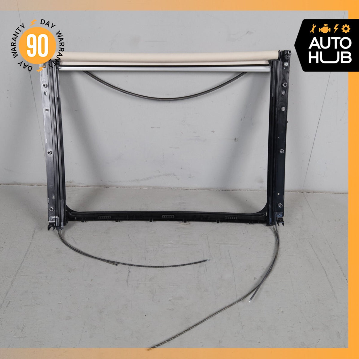 Mercedes W222 Maybach S600 Rear Panoramic Sunroof Roller Blind Rail Frame OEM - photo 15