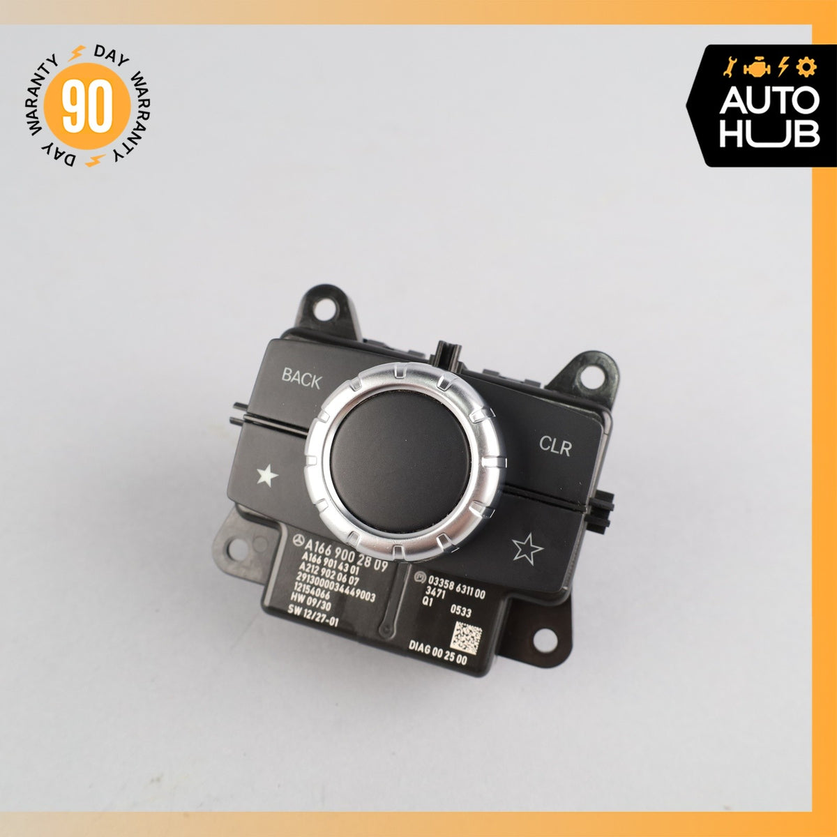 Mercedes W166 ML350 GL450 Center Console Navigation Stereo Control Switch OEM - photo 2