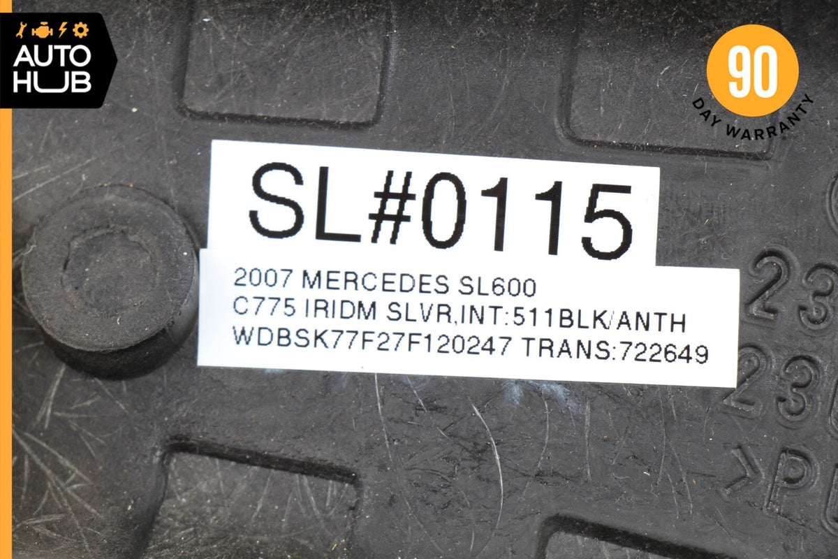 03-12 Mercedes R230 SL600 SL55 Front Right Interior Trim Panel A Pillar Suede - photo 12