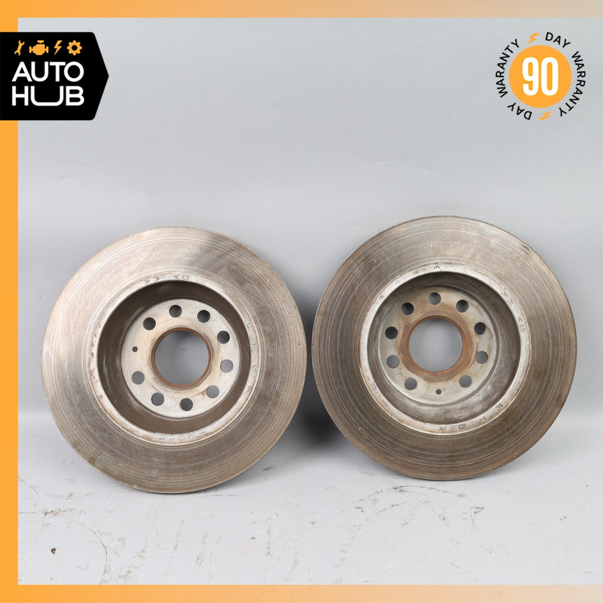 Audi TT Rear Brake Rotors Disc Left and Right Set OEM 54k - photo 9