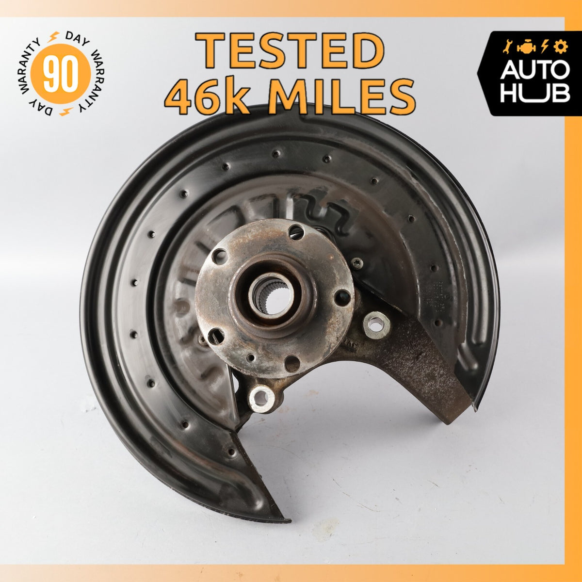 07-11 Bentley Continental GTC Rear Right Side Spindle Knuckle Hub OEM 46k - photo 1