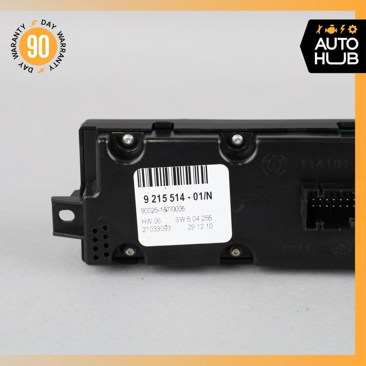 07-14 BMW E70 X5 X6 Rear A/C Heater Climate Control Switch OEM - photo 7