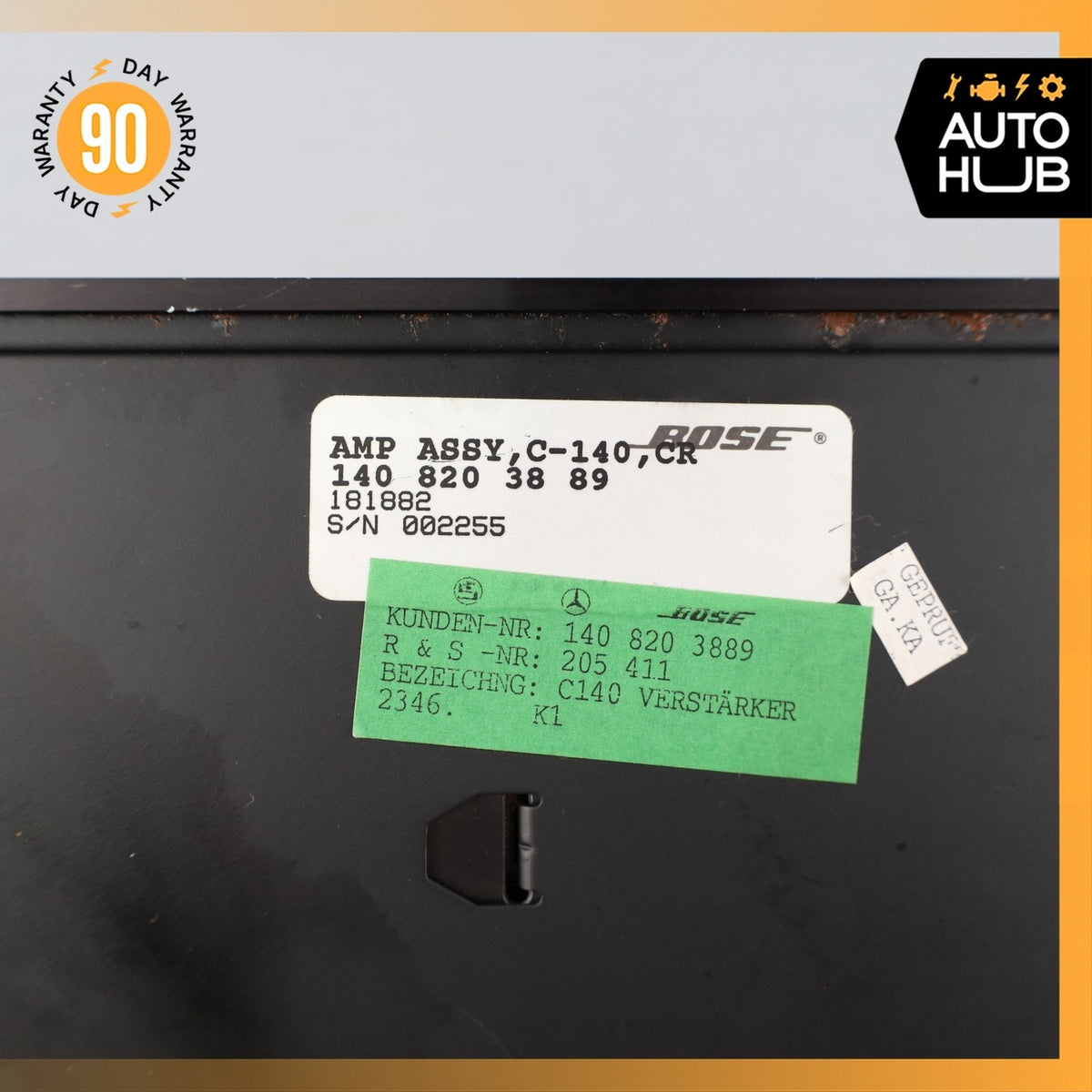 92-99 Mercedes W140 CL600 S500 Amplifier Audio Amp Bose OEM 63k - photo 9