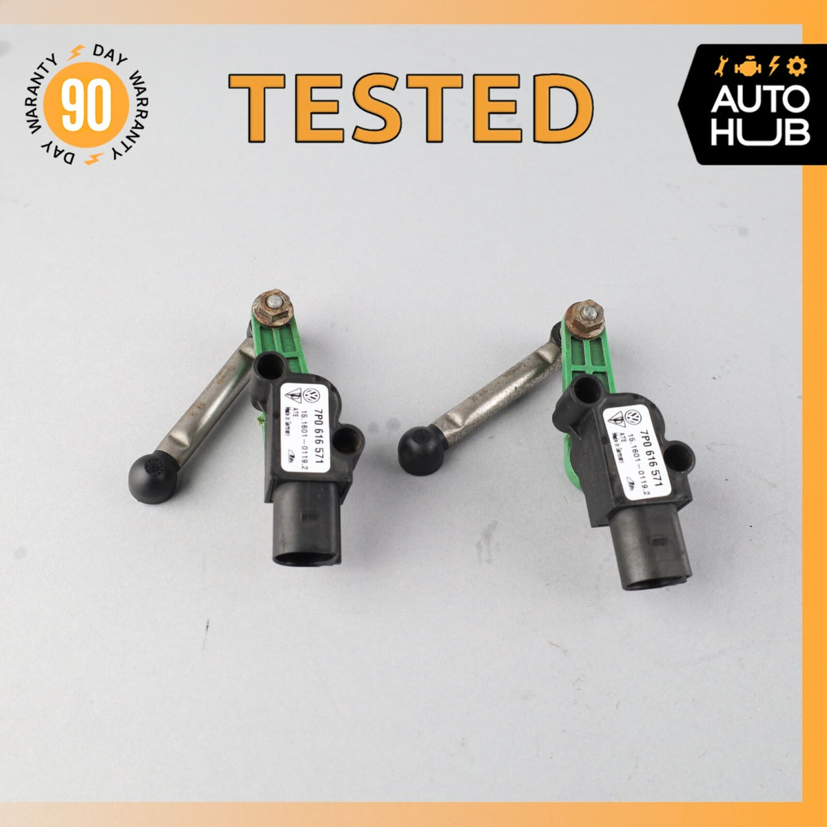 Porsche Cayenne Hybrid S Rear Left & Right Height Level Sensor Set OEM - photo 1
