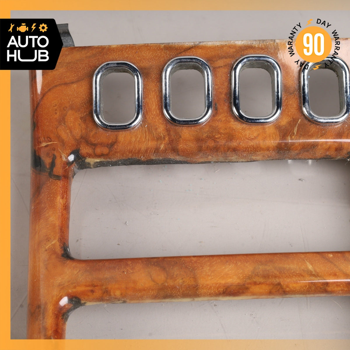 99-04 Bentley Arnage Center Console Trim Panel Wood OEM 50k - photo 3