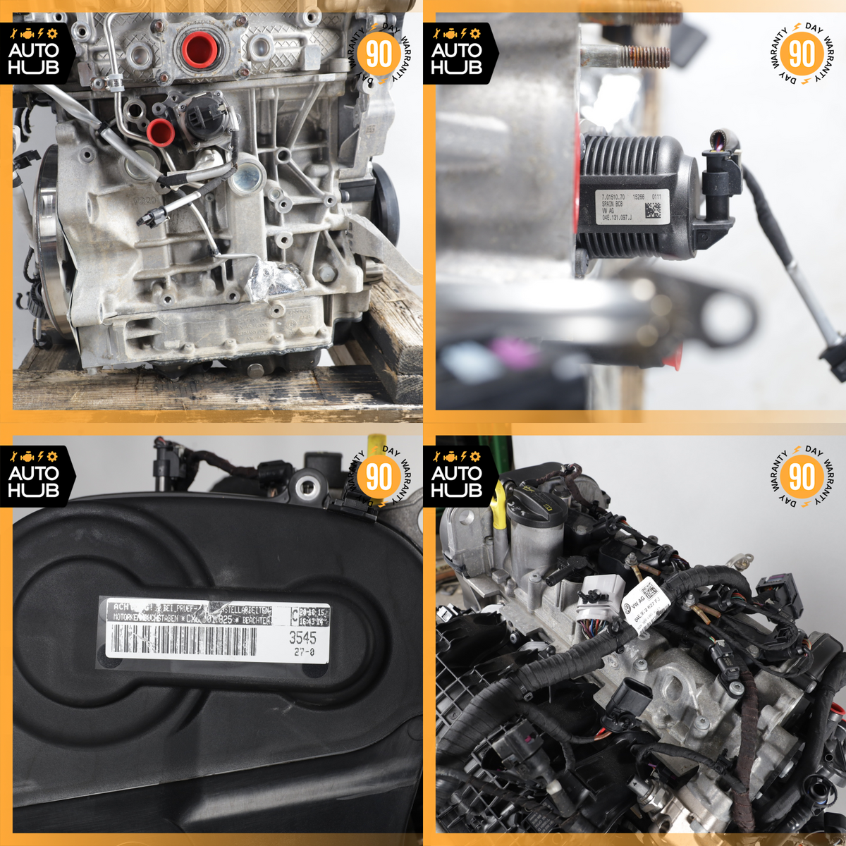 16-18 Audi 8V E-Tron A3 1.4L L4 Engine Motor Assembly CXUA OEM 78k - photo 10
