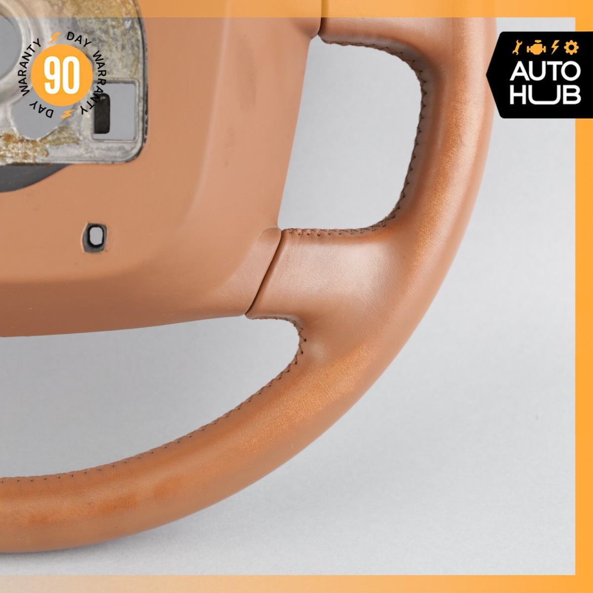03-10 Bentley Continental Flying Spur GT GTC Driver Steering Wheel Brown OEM 58k - photo 11