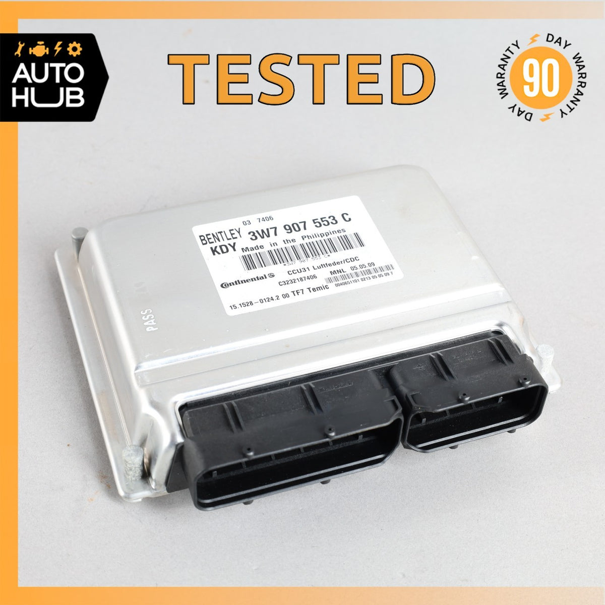 10-11 Bentley Continental GTC Speed Air Suspension Control Module OEM - photo 1