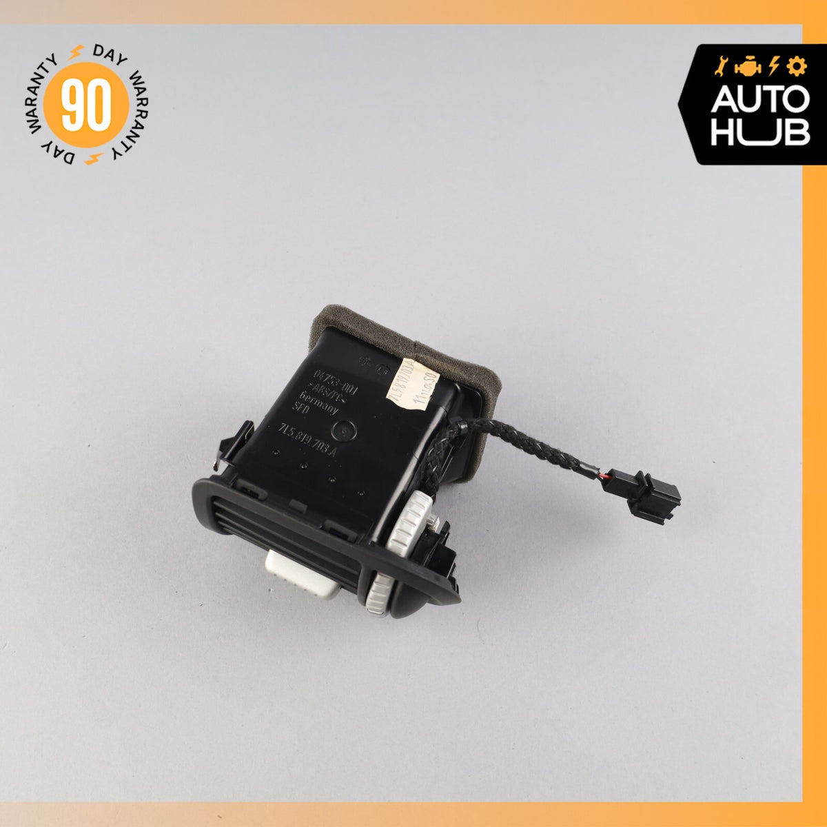 03-10 Porsche Cayenne 955 Turbo Dashboard Outer Left Side AC A/C Air Vent OEM - photo 7