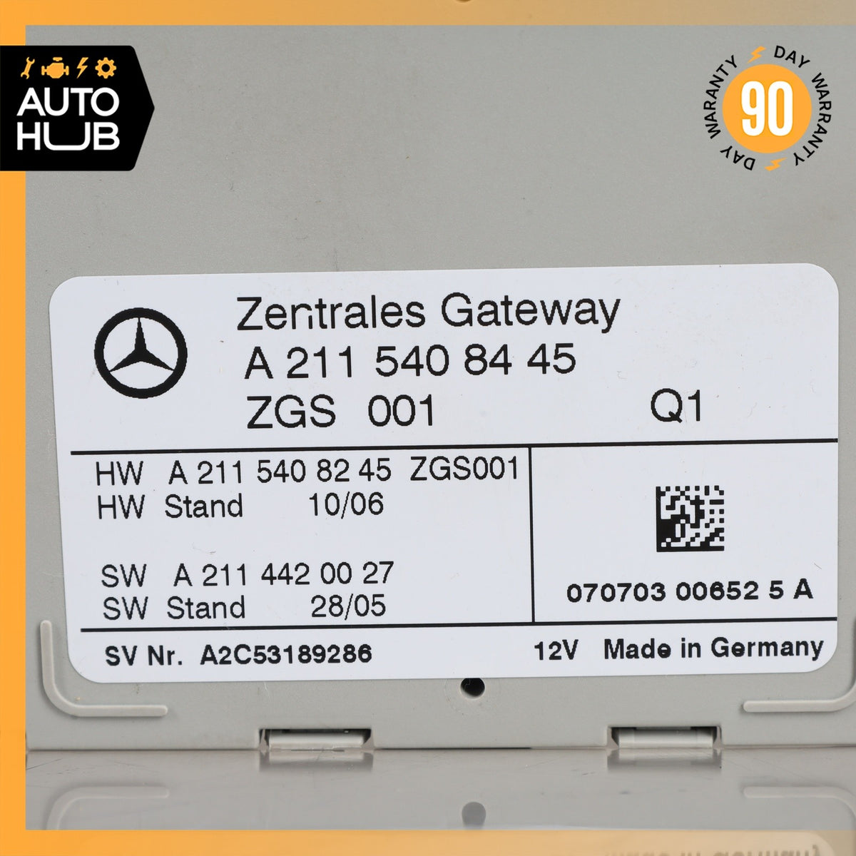 03-11 Mercedes W211 E350 CLS550 Central Gateway Control Module 1715405045 OEM - photo 5